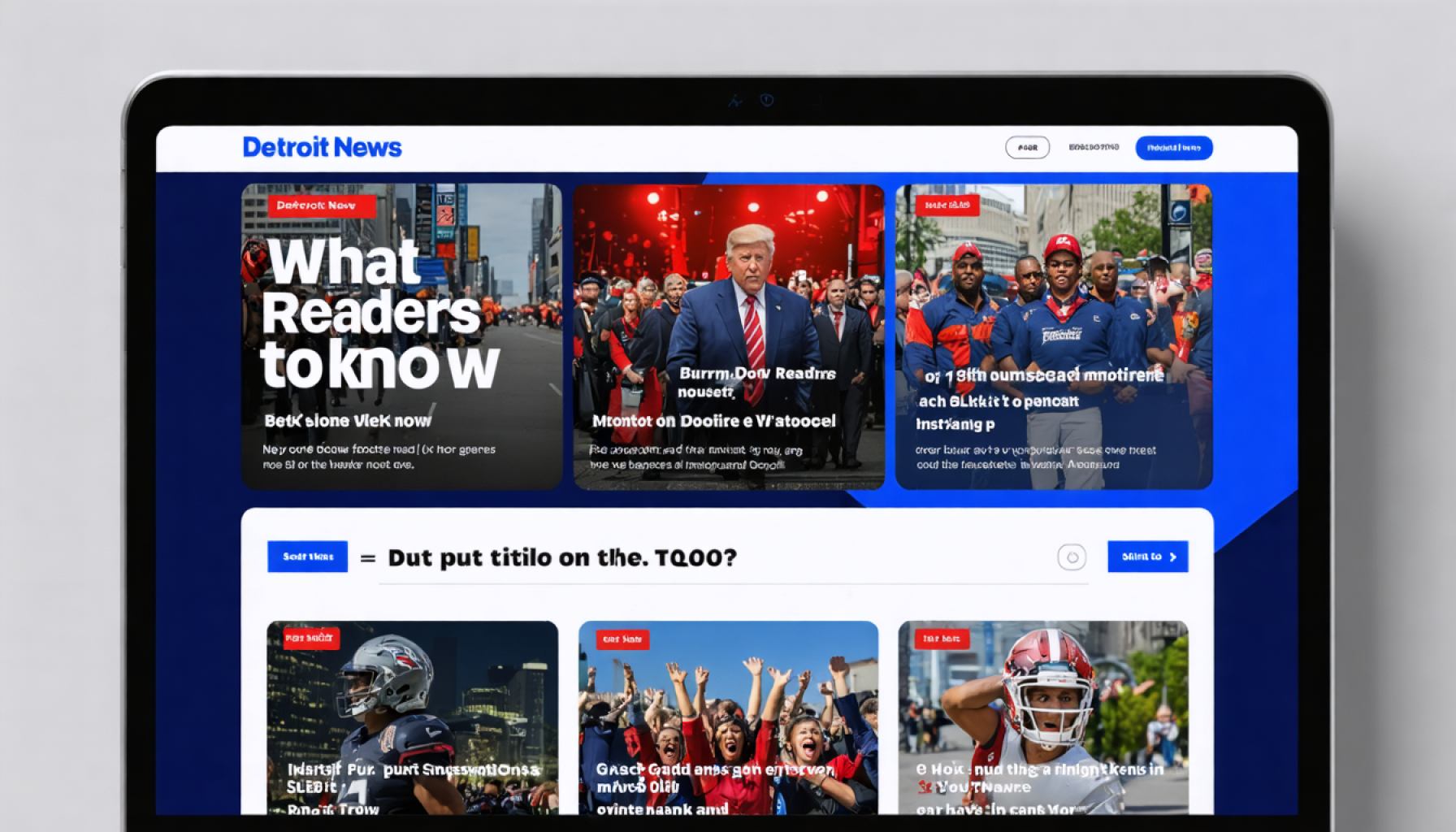 Detroit News Unveils Sleek New Website Footer: What Readers Need to Know Now